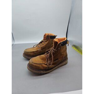 Ridgecut YMF-2203 Toughwear Mens Brown Leather Steel Toe Work Boots SZ 9.5
